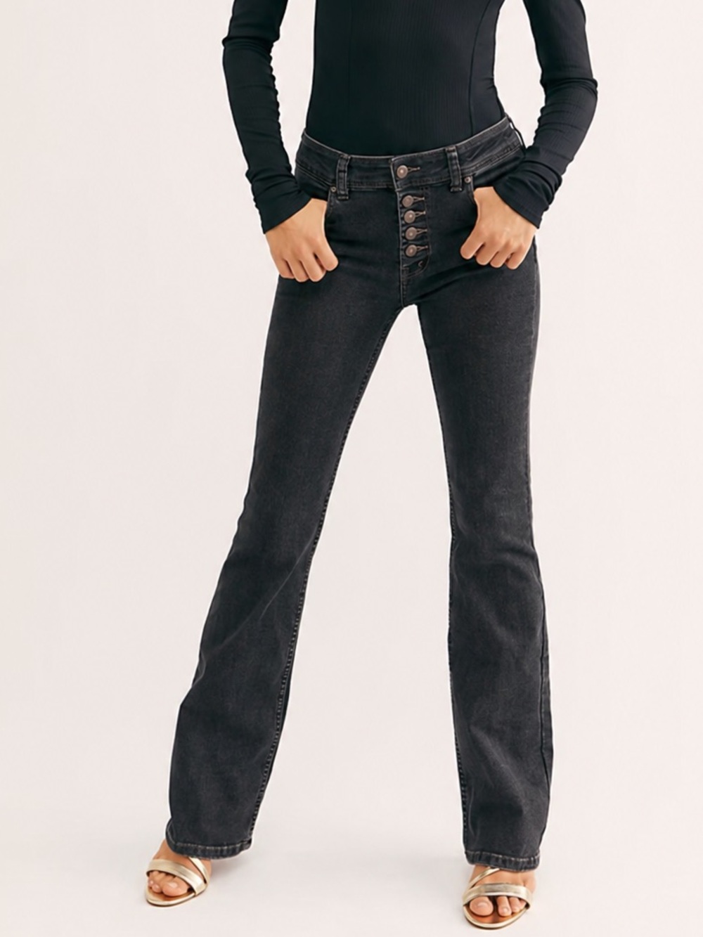 Free People • We The Free Palo Alto black bootcut jeans